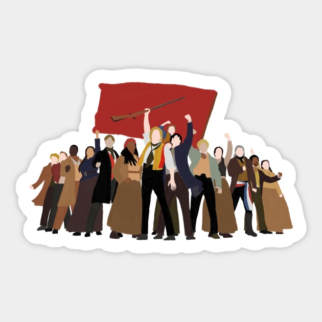 Les Mis: One Day More Sticker by byebyesally